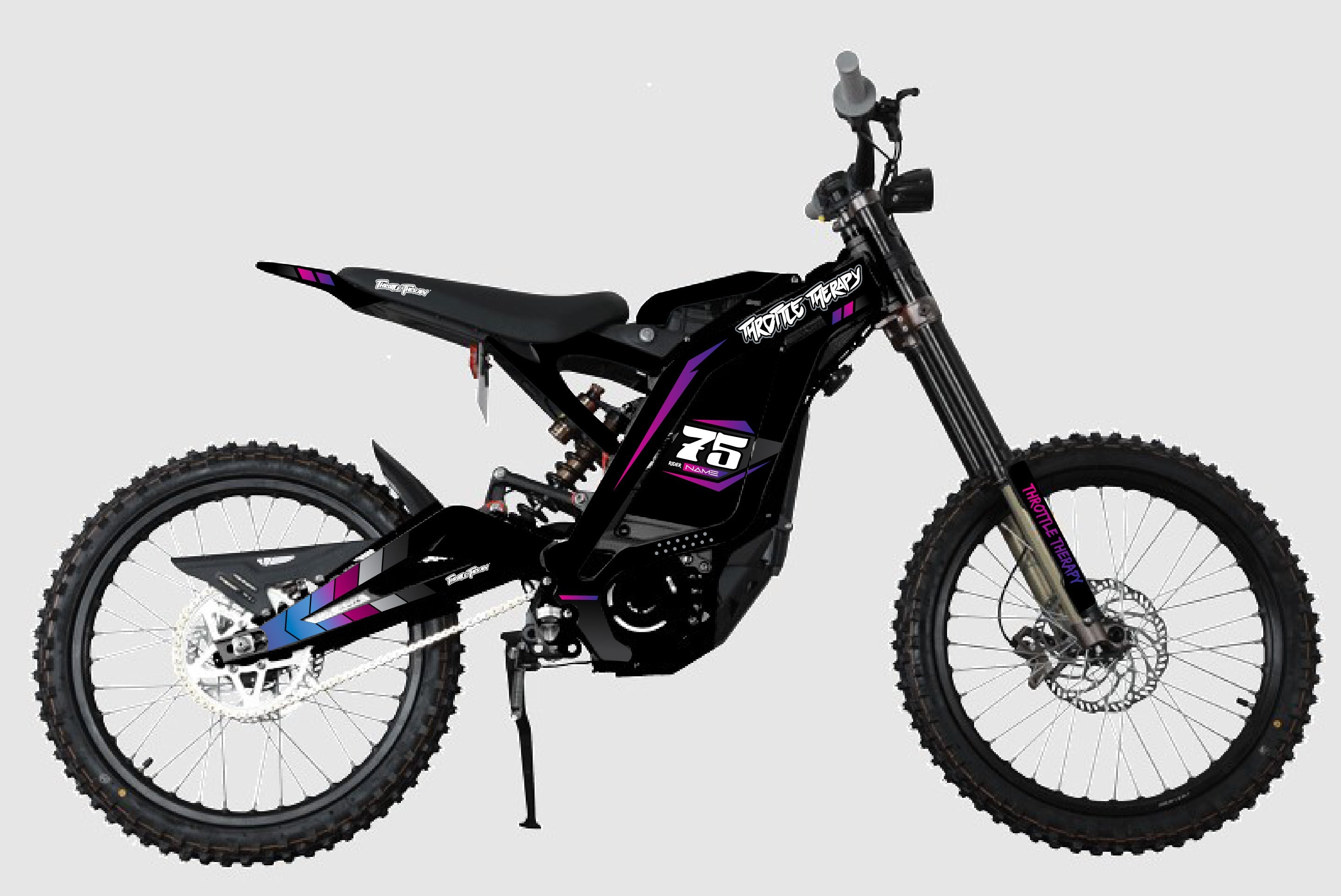 Throttle Therapy Premium Decals - Mixer Series (E-Bike)